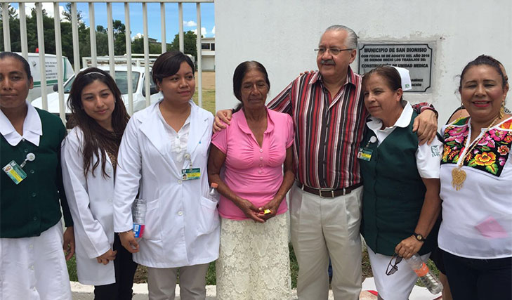 Colocan primera piedra de Unidad Médica Rural en San Dionisio ... - Quadratín Oaxaca