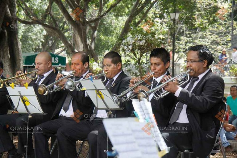 Banda De Música Del Estado De Oaxaca Ofreció Concierto Bajo El Laurel 8015