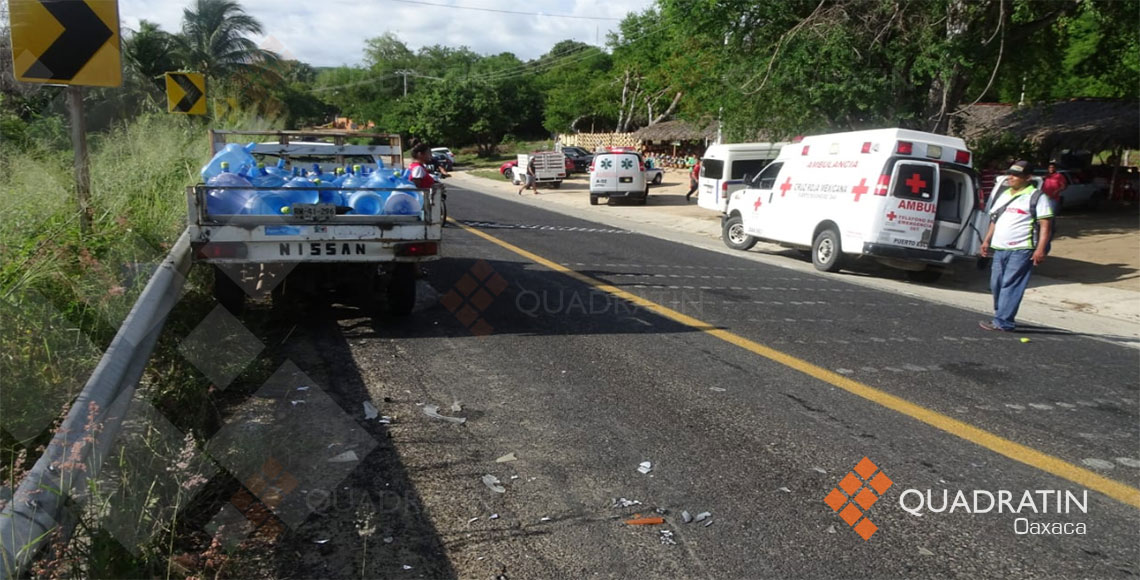 Choque Deja 7 Personas Lesionadas En La Costa De Oaxaca