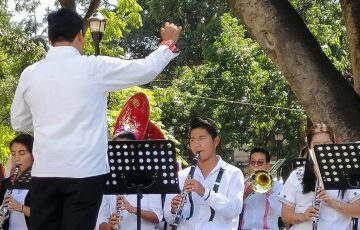 Ofrece concierto Banda Infantil y Juvenil de San Pablo Etla en el Zócalo - Quadratín Oaxaca