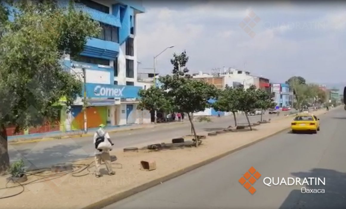 Retiran bloqueo a la altura del Mercado de Abasto de Oaxaca