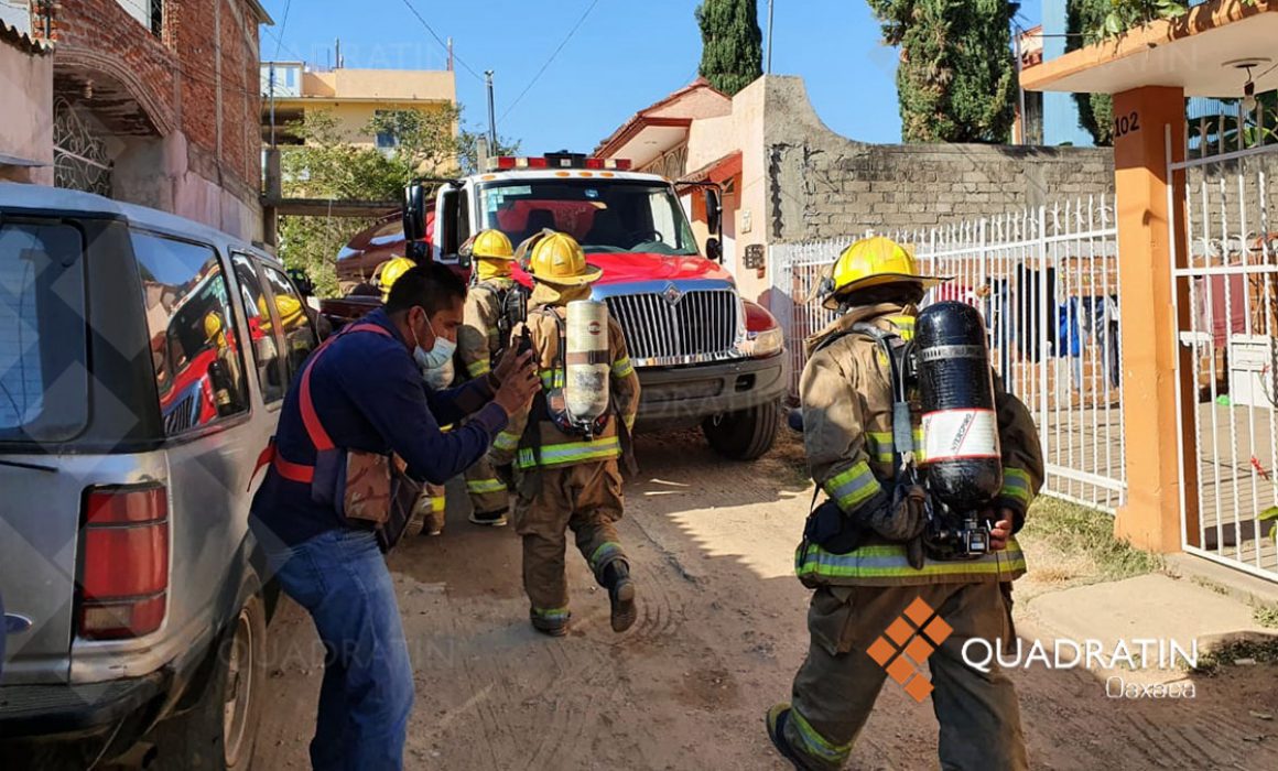 Sofocan Bomberos Incendio En Domicilio De Oaxaca De Juárez