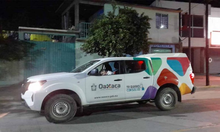 Condujo ebrio camioneta de los Servicios de Salud de Oaxaca y se durmió