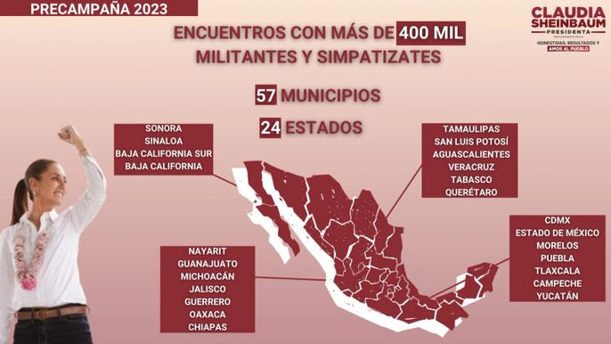 Se reunió Claudia Sheinbaum con más de 400 mil personas afines a Morena ...