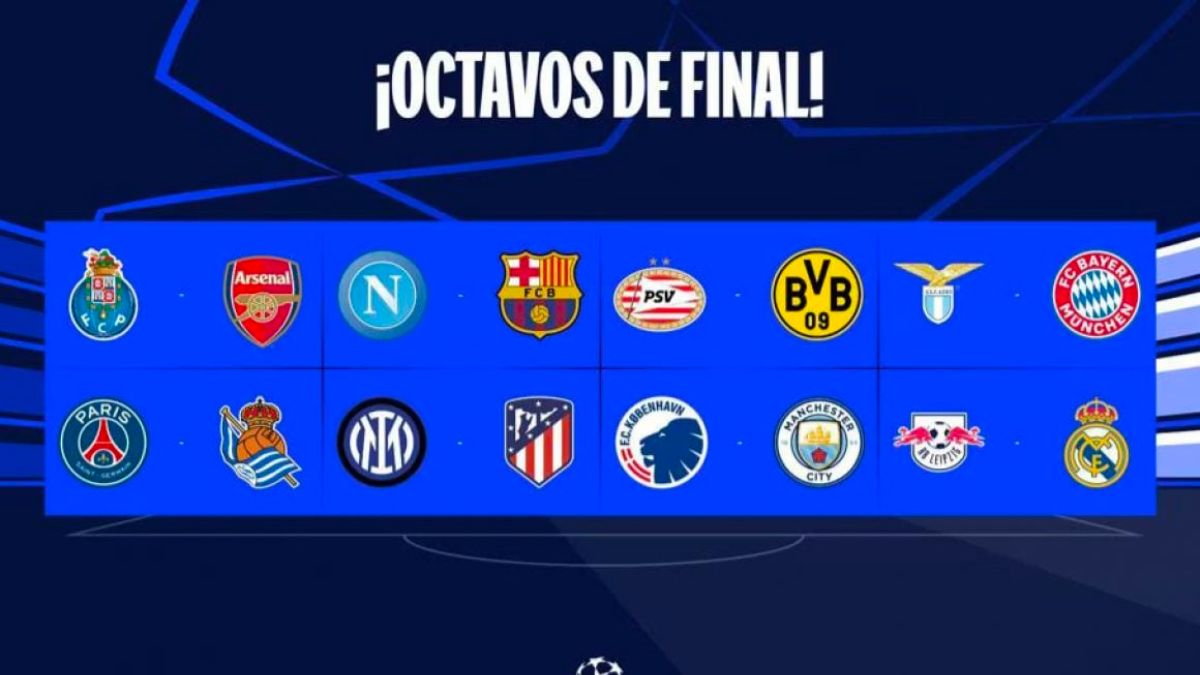Se acerca el momento de los octavos de final de la Champions League ...