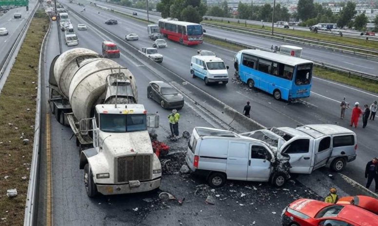 Sube a 21 personas fallecidas en choque en la autopista Tehuacán-Oaxaca
