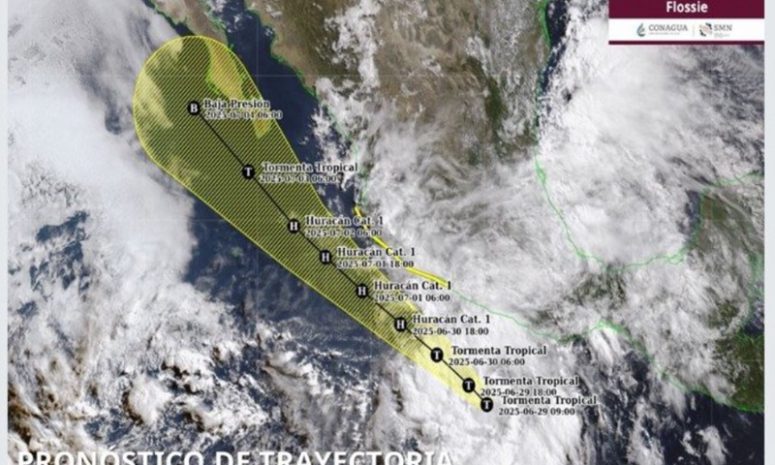 Provoca tormenta Flossie lluvias intensas en Oaxaca