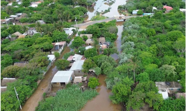 Solicita San Mateo del Mar ayuda urgente por inundaciones que dejó Erick