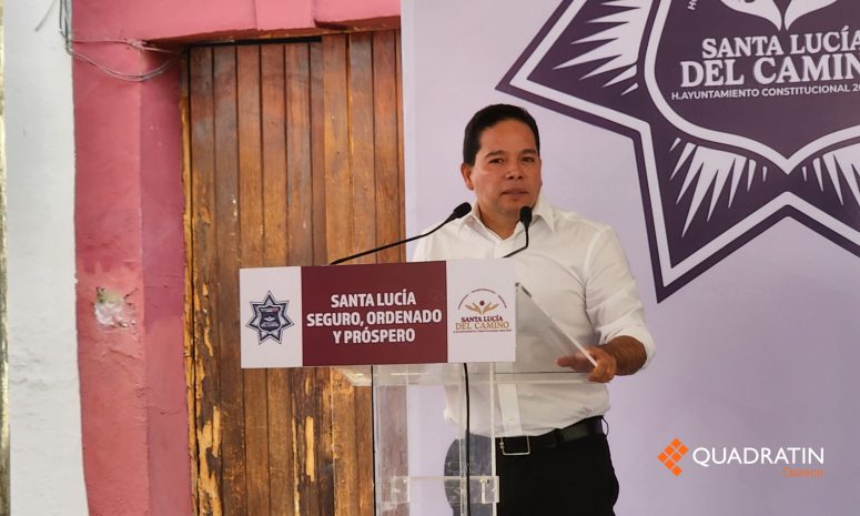 Refuerza Juan Carlos García Márquez seguridad en Santa Lucía