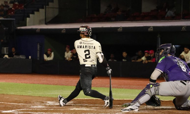 Batea Alexi Amarista el ciclo con Guerreros de Oaxaca