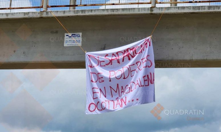 Retiran bloqueo en Magdalena Ocotlán