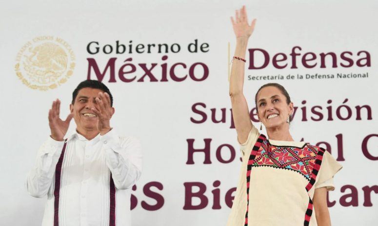 Supervisan Sheinbaum y Jara hospital del IMSS Bienestar en Tuxtepec