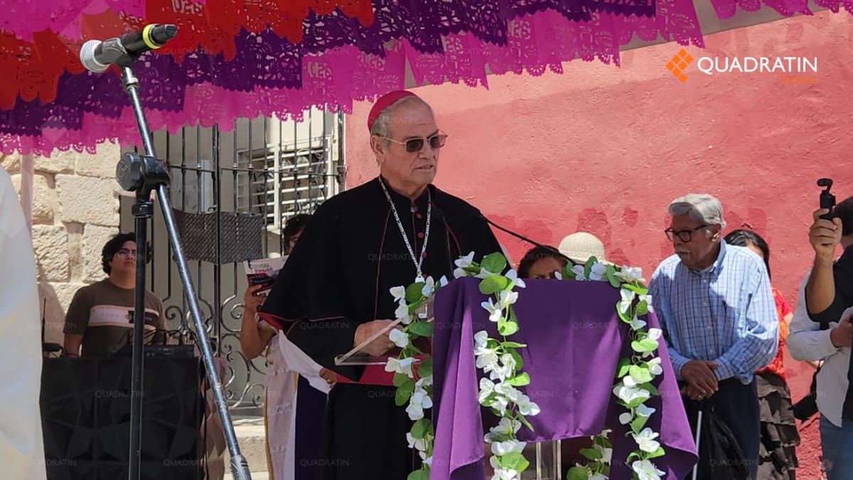 Llama arzobispo de Oaxaca a vivir en paz durante la Samaritana - Quadratín