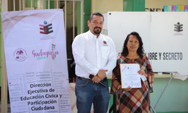 Lleva IEEPCO elecciones escolares 2026 a la secundaria Vicente Guerrero