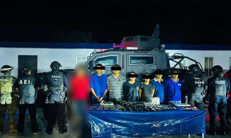 Detienen a 7 presuntos integrantes de Los Cromos por 6 homicidios en Juchitán