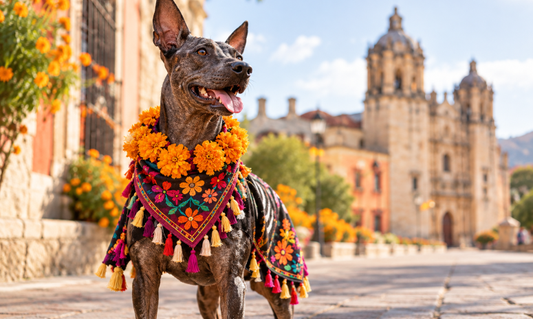Organizan concurso de disfraces caninos por Día de Muertos