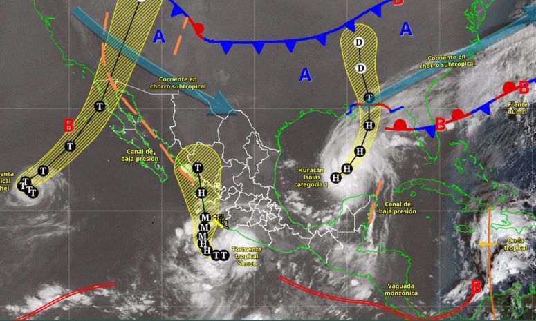 Persisten lluvias fuertes e intensas en gran parte de Oaxaca